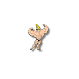 Pin Metálico Johnny Bravo Fisicoculturista