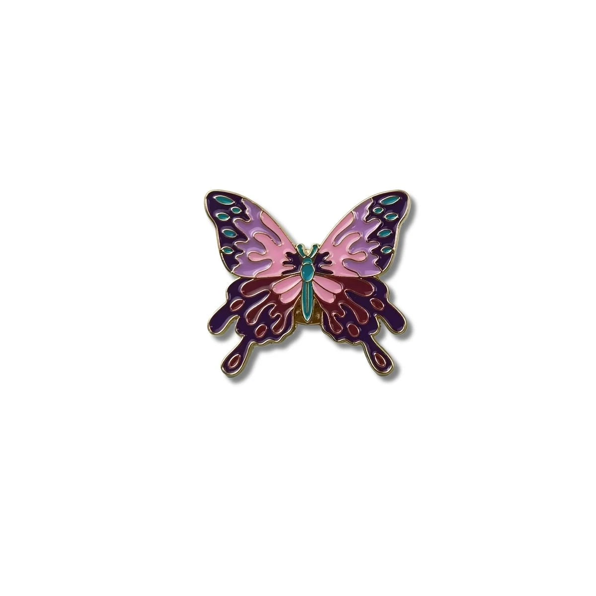 Pin Metálico Mariposa Aura Violeta