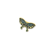 Pin Metálico Mariposa Esmeralda Nocturna