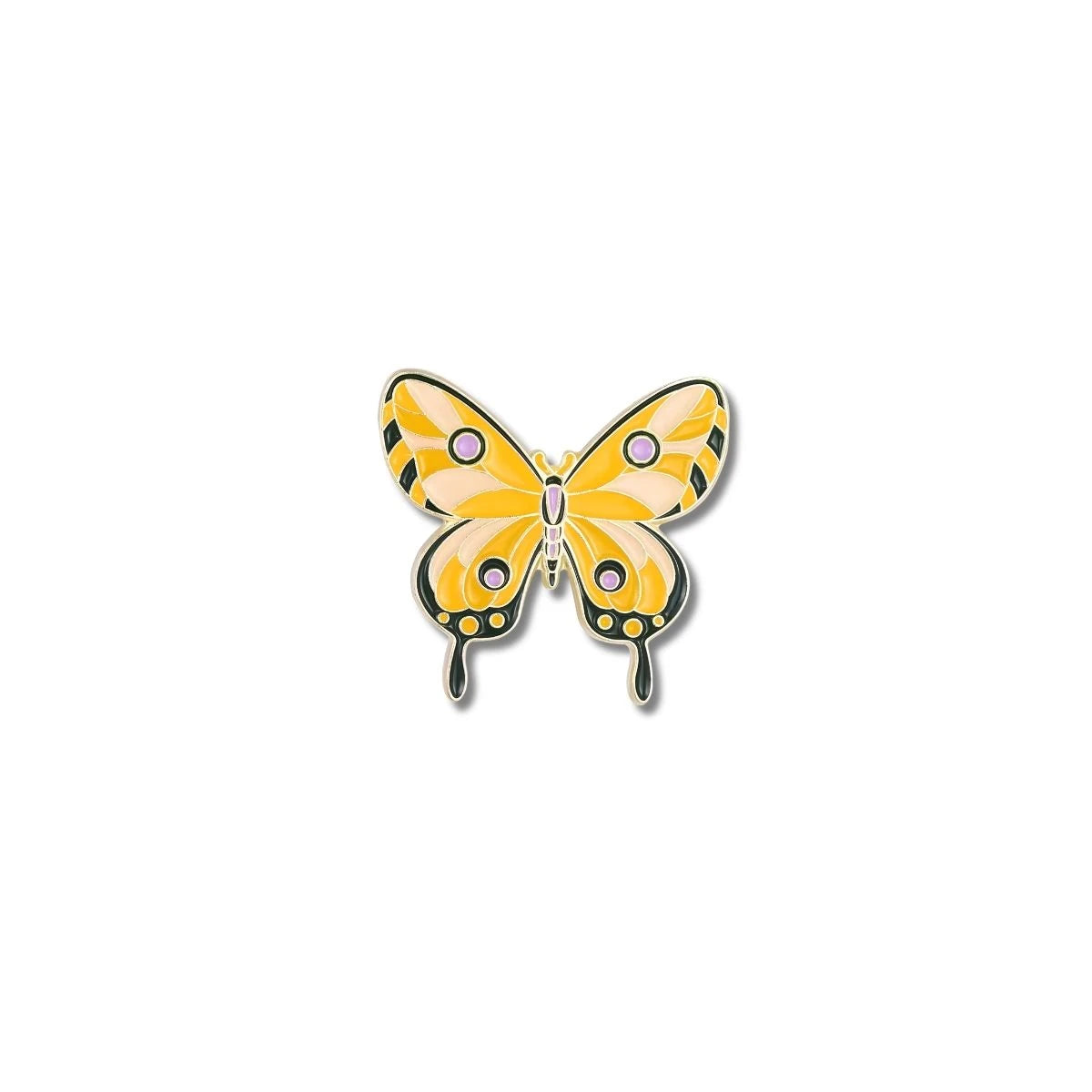 Pin Metálico Mariposa Sol