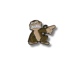 Pin Metálico Mono Malvado