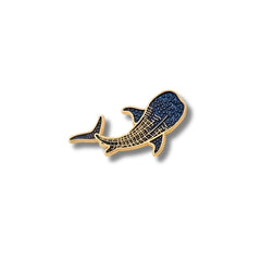 Pin Metálico Tiburón Ballena Estrellado
