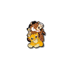 Pin Metálico Timón, Pumbaa y Simba