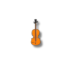 Pin Metálico Violín Clásico