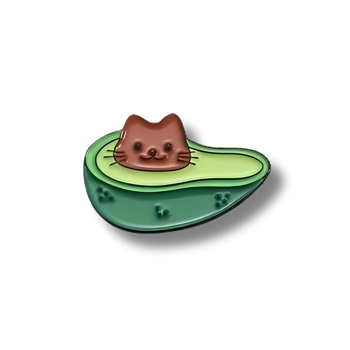 Pin Metálico Aguacate Gatuno