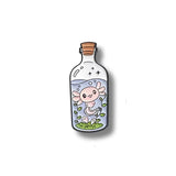 Pin Metálico Ajolote en Botella