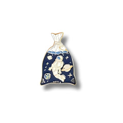 Pin Metálico Astronauta en Bolsa