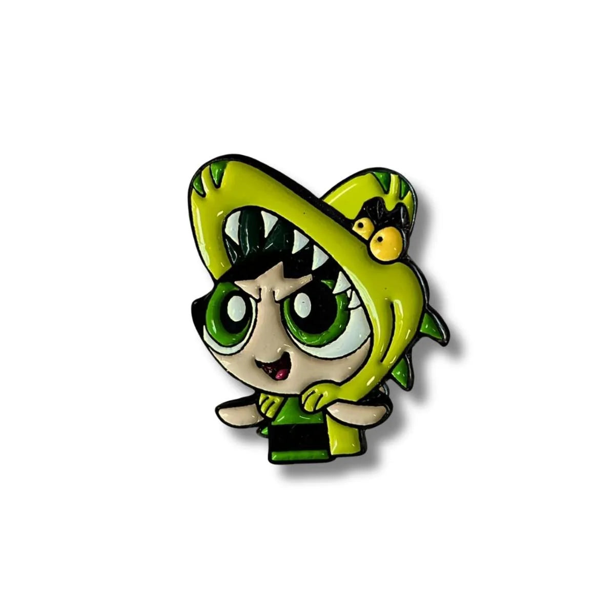 Pin Metálico Bellota Dinosaurio Verde