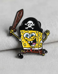 Pin Metálico Bob Esponja Pirata
