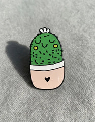 Pin Metálico Cactus Corazón Tierno