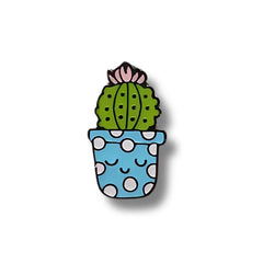 Pin Metálico Cactus Sonriente