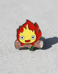 Pin Metálico Calcifer Fuego