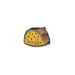 Pin Metálico Capibara Taco Bara
