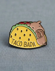 Pin Metálico Capibara Taco Bara