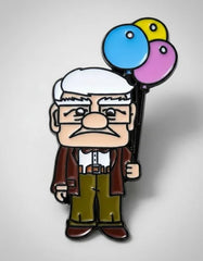 Pin Metálico Carl Fredricksen Globos