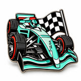 Pin Metálico Carro Fórmula 1 Turquesa