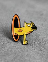 Pin Metálico Cat en Portal Naranja CatDog