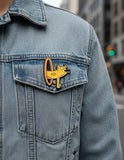 Pin Metálico Cat en Portal Naranja CatDog