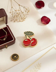 Pin Metálico Cerezas Vintage