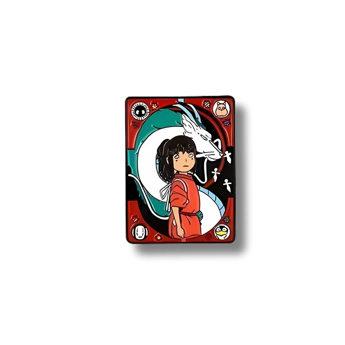 Pin Metálico Chihiro y Haku