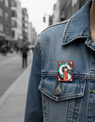 Pin Metálico Chihiro y Haku