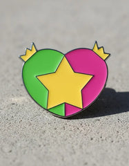 Pin Metálico Corazón Cosmo y Wanda