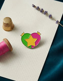 Pin Metálico Corazón Cosmo y Wanda