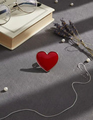 Pin Metálico Corazón Rojo Clásico