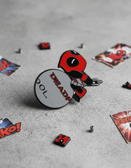 Pin Metálico Deadpool Grillete