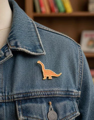 Pin Metálico Dinosaurio Brontosaurio