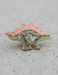 Pin Metálico Dinosaurio Estegosaurio
