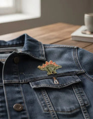 Pin Metálico Dinosaurio Estegosaurio
