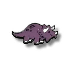 Pin Metálico Dinosaurio Triceratops
