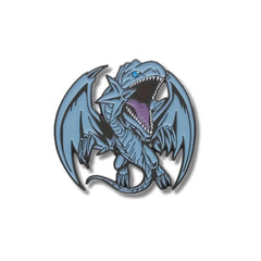 Pin Metálico Dragón Blanco de Ojos Azules