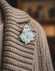 Pin Metálico Fantasma Botánico