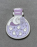 Pin Metálico Fantasmas en Botella