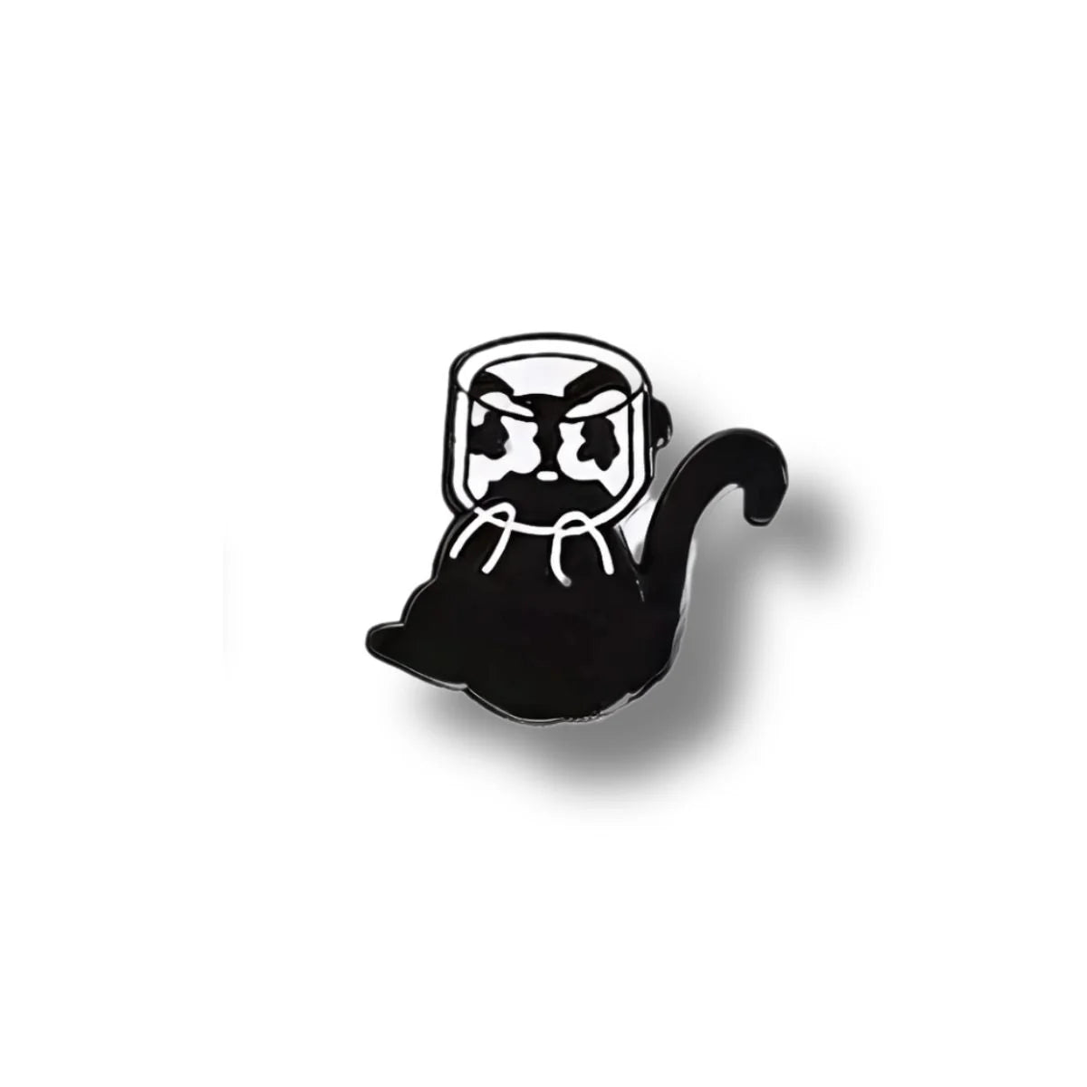 Pin Metálico Gatito Atrapado en Vaso