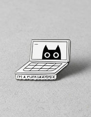 Pin Metálico Gatito I'm a Program