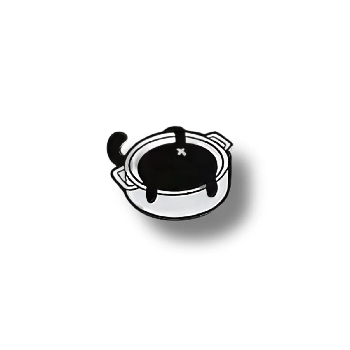 Pin Metálico Gatito en Cazuela