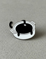 Pin Metálico Gatito en Cazuela