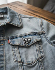 Pin Metálico Gatito en Cuenco