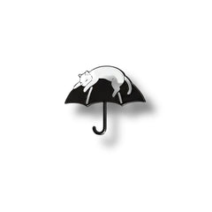 Pin Metálico Gatito en Paraguas