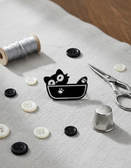 Pin Metálico Gatito en Taza