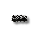 Pin Metálico Gatitos Negros