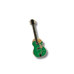 Pin Metálico Guitarra Eléctrica Verde Vintage