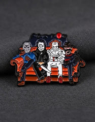 Pin Metálico Halloween Villanos de Terror