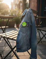 Pin Metálico Happy Weed Face