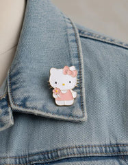 Pin Metálico Hello Kitty Flor
