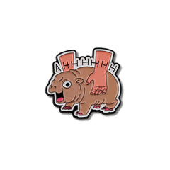 Pin Metálico Hipopótamo Atrapado Ahhhh