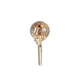 Pin Metálico Mano del Rey Dorado